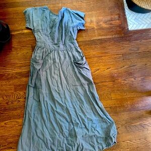Christy Dawn Dress in Slate XS